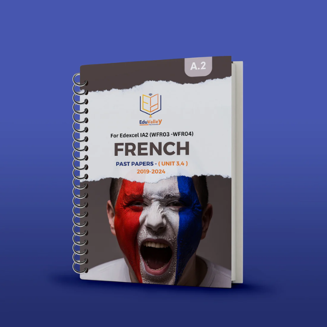 Edexcel A.2 French P.P (WFR0) Unit: 3,4 From: 19-24.